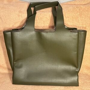 A New Day Olive Green Tote Bag